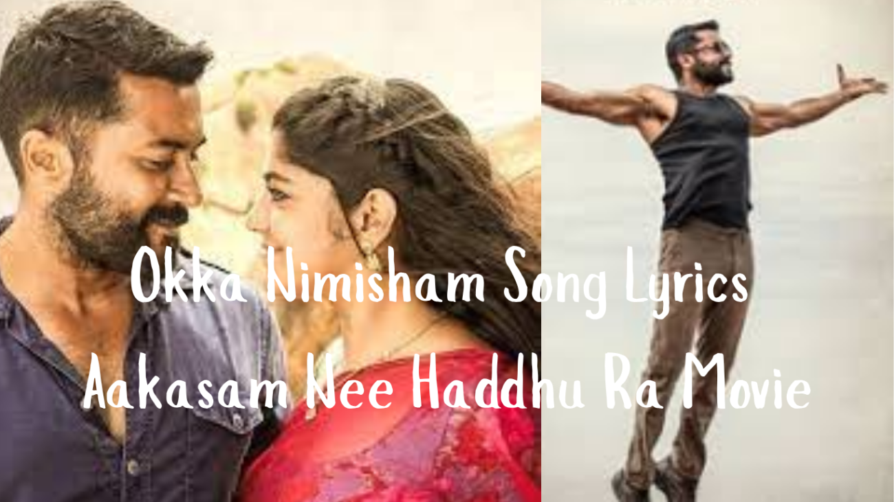 Okka Nimisham Song Lyrics - Aakasam Nee Haddhu Ra Movie